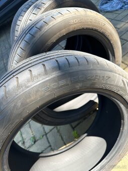 4ks Letní PNEU NOKIAN R17 205/50, používané 2 měsíce - 4