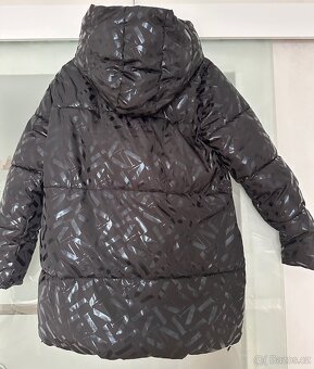 Dámská zimní černá bunda - 4