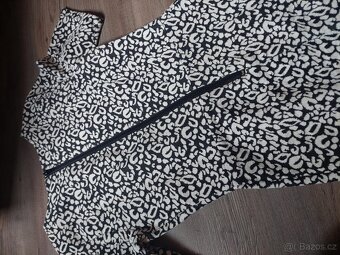 Černo bílé šaty podzim/ zima / jaro - 4