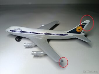 Matchbox model Boeing 747 společnosti Lufthansa - 4