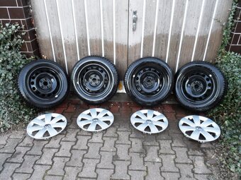 Komplet Zimní Sada Continental +Poklice205/60/16 ET 46 5X112 - 4