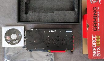GeForce GTX 1060 6GB Nvidia MSI Gaming - výborný stav - 4