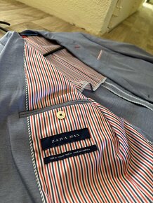 ZARA Sako světle modré (vel. EUR 50) - 4