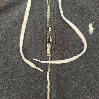 Ralph Lauren Polo černošedá mikina s kapucí | vel. M - 4