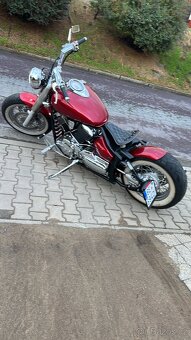 Yamaha 1100 Dragstar rok 07 bobber stavba  úprava - 4