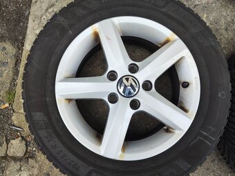 15"zimní alu sada Aspen 5x112 origo Golf 7 Touran Caddy - 4