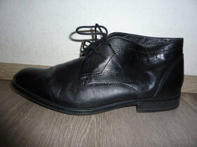 Pánské kožené černé kotníkové boty zn. Baťa, vel. 44 - 4