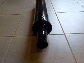 Výfuk na Zetor 25, 3011, 4011 - smaltovaný - zahnutý - 4