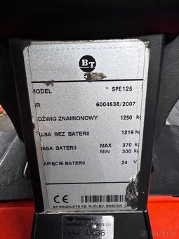 Vysokozdvižný vozík BT SPE 125 za 39.999Kč - 4