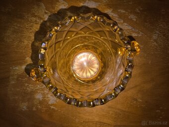 Váza jantarová / medová - 4