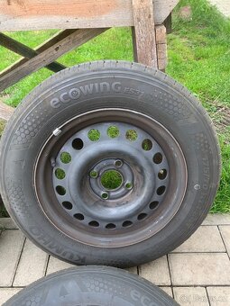 PLECHOVÉ DISKY + PNEUMATIKY -OPEL - 4