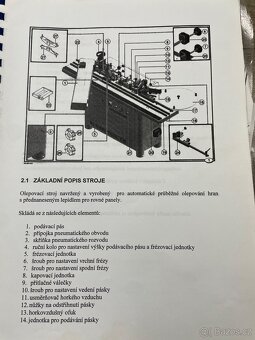 Prodám olepovačku hran SCM Mini Max ME 15 - 4