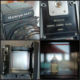 Mamiya RB67 s magazinem a Mamiya - SEKOR C 3.8/90 mm - 4