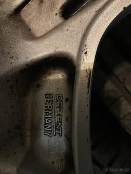 Alu kola Mercedes r17 5x112, letní pneu - 4
