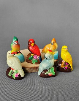 Sada tropických keramických ryb s ořezávátkem tužek (1950) - 4