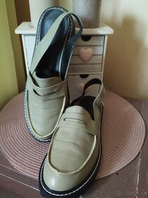 khaki boty bez paty - 4