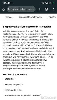 Autosedačka vajíčko Cybex Aton 5 - 4
