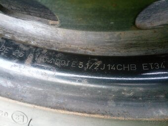 Kola - asi Citroen - MICHELIN 5 1/2 J14 CHB ET 34 - 4