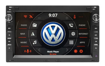VW, Škoda, Seat 7" Android 14 - s GPS a FM rádio - 4