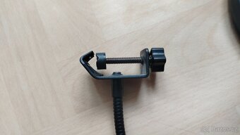 Hliníkový držák na mikrofon, odpružený + Pop filtr - 4