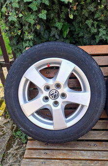 Sada alu kol vw + letní pneu Continental 185/60 R14 82T - 4