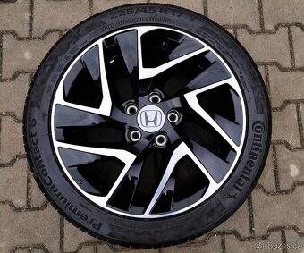 Alu kola originál Honda 5x114,3 R17 KRÁSNÁ TOP SADA - 4