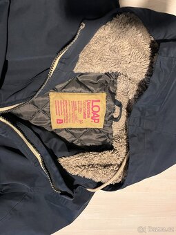 Nová Loap dlouhá budna, parka vel L Naroko modrá - 4