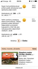 Dieselovy motor 15,5hp, vhodny na 10kW generator - 4