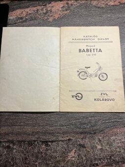 Katalog náhradních dílů babetta 210 - 4