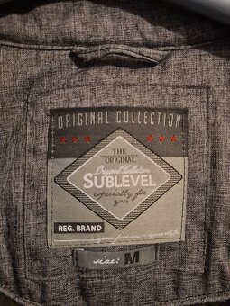 Pánská podzimní bunda Sublevel šedivá - 4