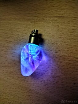 Svítící fluorit nàhrdelník - 4