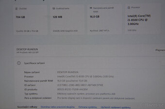 HP Prodesk 400 G5 SFF i5/16GB/SSD256+500GB/Záruka - 4
