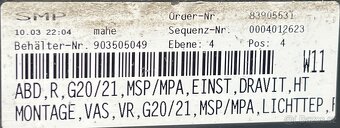 BMW G20 G21 m-paket Prahy prahové lišty - 4
