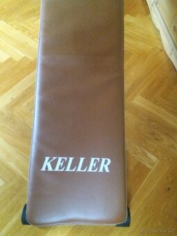 Prodám posilovací lavici, bench Keller - 4