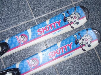 NASERVISOVANÉ DÍVČÍ 110 CM LYŽE CARVY TECNO SKITTY - 4