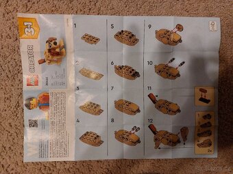 Lego Creator 3v1 30666 - Pes, lenochod a veverka - 4