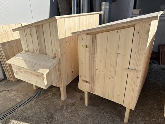 Nový velký dřevěný kurník – palubky 20mm – Doprava po ČR zda - 4