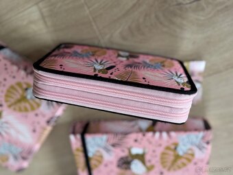 Školní set pro holky, holčičí, desky A4, A5, penál - 4