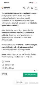 Detske WC sedatko Kindsgut zelena velryba - 4