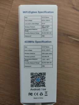 ZigBee - senzor teploty a vlhkostí - teploměr vlhkoměr - 4