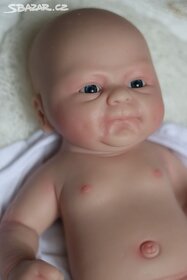 Roztomilé silikonové miminko chlapeček 36cm - 4