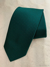 Tmavě zelené kravaty, různé odstíny - 4