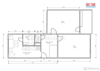 Pronájem bytu 2+1, 59 m², Plzeň, ul. Vejprnická - 4