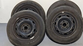 Sada 4 kol na Škodu/VW R14, Letní pneu 185/60,disk 6Jx14ET43 - 4