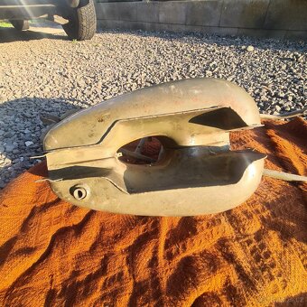 ORIGINÁL nádrž jawa 350 354 ČSLA VOJÁK + nosič a hrazda - 4