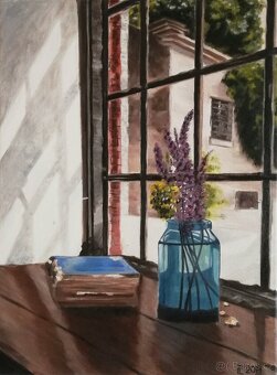 Ručně malovaný obraz – zátiší - 4