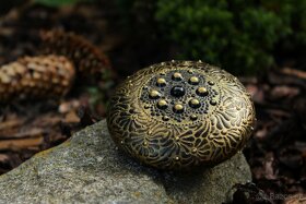 Mandala "Gold-Black" DotArt, akryl - 4