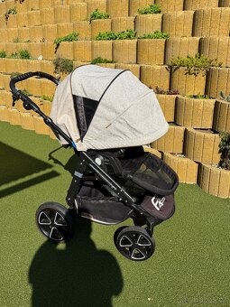Kočárek Patron F4C dvoj kombinace  + Cybex skládací - 4