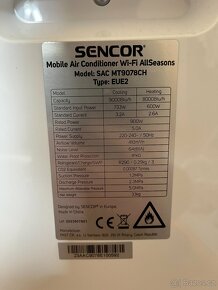 Mobilní Klimatizace SENCOR SAC MT9078CH: A++/A+++ - 4