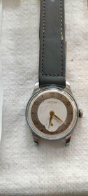 Historické náramkové hodinky POBEDA, po servisu - 4